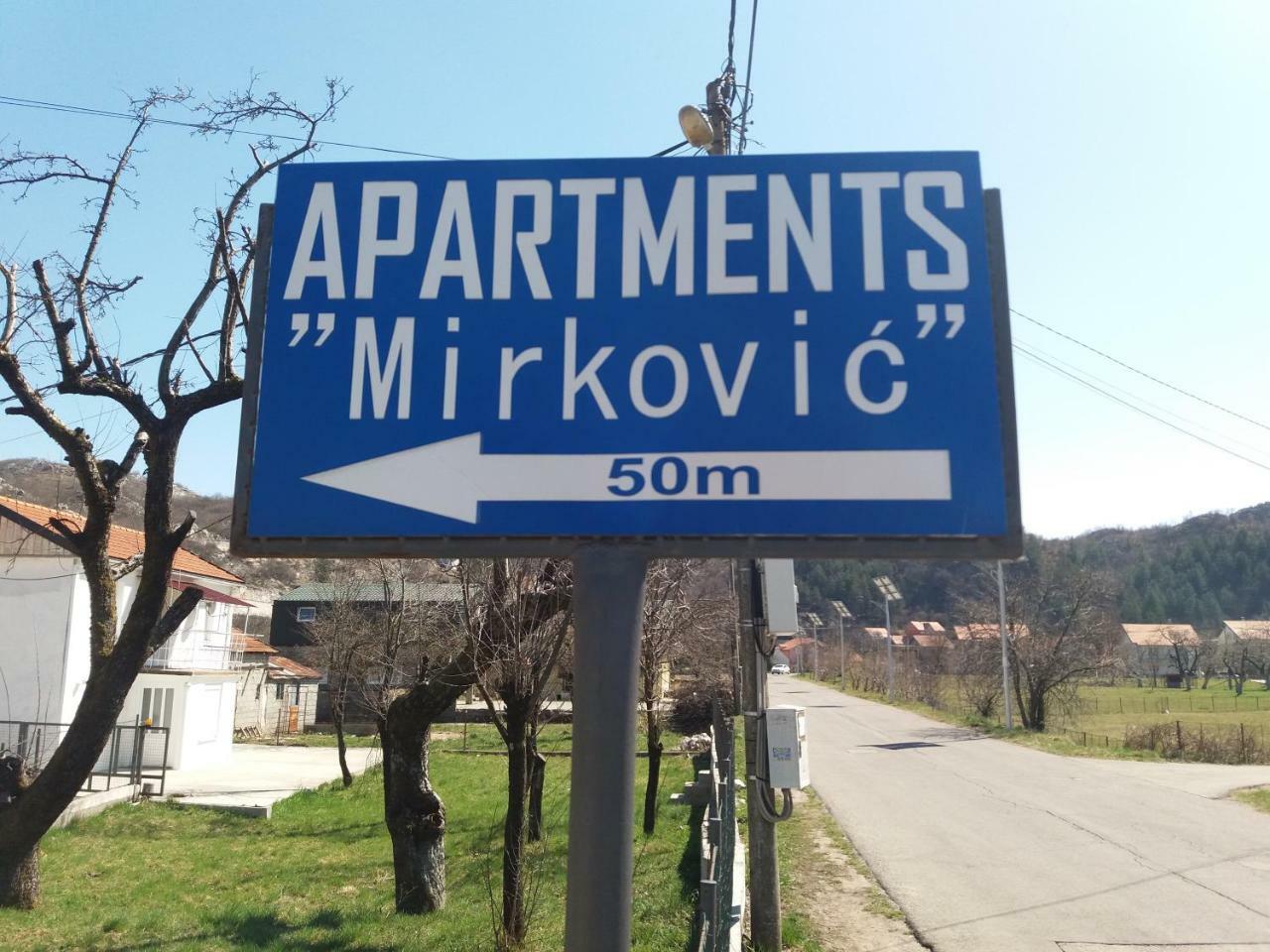 Apartments Mirkovic سيتينيي المظهر الخارجي الصورة